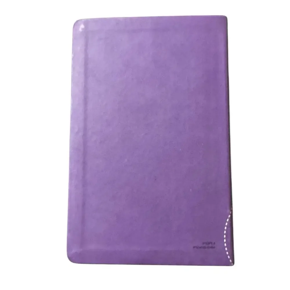 Thomas Nelson Holy Bible Gift Edition Purple Leather Soft Cover KJV